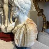 Bust of Marcus Aurelus in Marble in marble and onyx 20th century Marmor 20th century - Foto 5