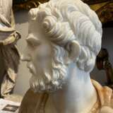 Bust of Marcus Aurelus in Marble in marble and onyx 20th century Marmor 20th century - Foto 9
