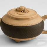 Kanne aus Zisha-Ware mit Tülle und Knauf in Form von Chilong - Foto 1