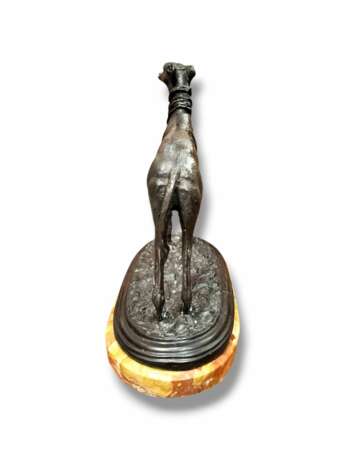 19th Century Statue of a Greyhound in Bronze in the Style of Pierre-Jules M&ecirc;ne Бронза 19th century г. - фото 10