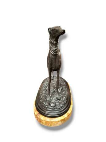 19th Century Statue of a Greyhound in Bronze in the Style of Pierre-Jules M&ecirc;ne Бронза 19th century г. - фото 11