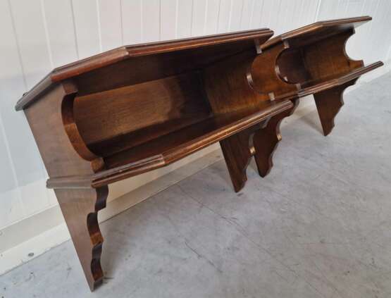 A pair of wall consoles Wood Design of 70’s Mid-20th century - photo 2