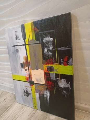 "Ghosts of the night city" Leinwand auf dem Hilfsrahmen Acryl Abstrakte Kunst Russland 2025 - Foto 3