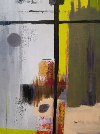"Ghosts of the night city" Leinwand auf dem Hilfsrahmen Acryl Abstrakte Kunst Russland 2025 - Foto 6
