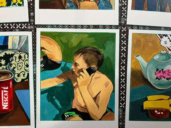 Полароидное лето 2.0 Canvas on the subframe Acrylic St. Petersburg 2025 - photo 2