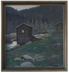 Paysage norv&eacute;gien de Sigurd Fosnes (Norv&eacute;gien, 1877-1943) 