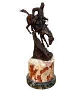 Product catalog. Frederic Remington Bronze Sculpture &ndash; &ldquo;The Mountain Man&rdquo;, 20th Century
