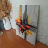 Gloomy urban labyrinths Acrylic Abstract art Russia 2025 - photo 3