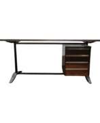 Übersicht. Modern Executive Desk by Alberto Rosselli and Gio Ponti for Arflex, 20th Century