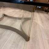 Mid-Century Modern Chrome and Lucite Coffee Table by Alessandro Albrizzi 1970 Métal 20th century - photo 3