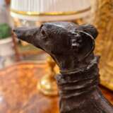 19th Century Statue of a Greyhound in Bronze in the Style of Pierre-Jules M&ecirc;ne Bronze 19th century - photo 5