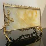 Gilded bronze and alabaster letter carrier in the Japanese style 19th century Bronze 19th century - Foto 7