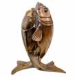 Edouard Marcel Sandoz, entwined carps, bronze, Susse Fr&egrave;res foundrymen, 1920 - Achat en un clic