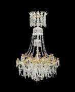 Gilded bronze. Chandelier for 25 candles. 19th century. 