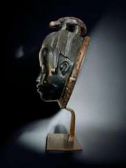 Ndoma Baule Portrait Mask, Ivory Coast, Wood, lacquered patina, Circa 1930