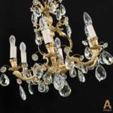 Six-candle chandelier in Rococo style. Europe. First half of 20th century Bronze glass 20th century - photo 2