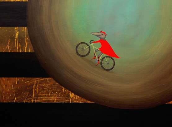 Speedway Canvas oil 21th century - photo 2