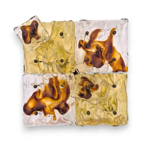 Toni Zuccheri for Venini &ndash; Set of `Cheerio` Patchwork Wall Lamps 20th Century Glas 20th century - Foto 8