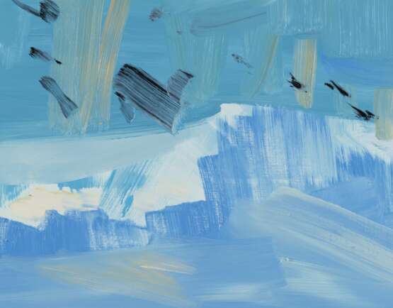 Vous &ecirc;tes un arbre un oiseau ou une montagne II Canvas oil 21th century - Foto 3