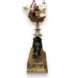 Unique Elephant Statue in Bronze with Coral 20th Century Bronze Other style 20th century - photo 9