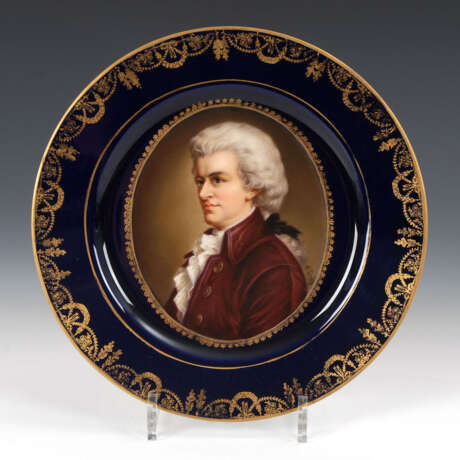 Porträtteller: Mozart. - photo 1