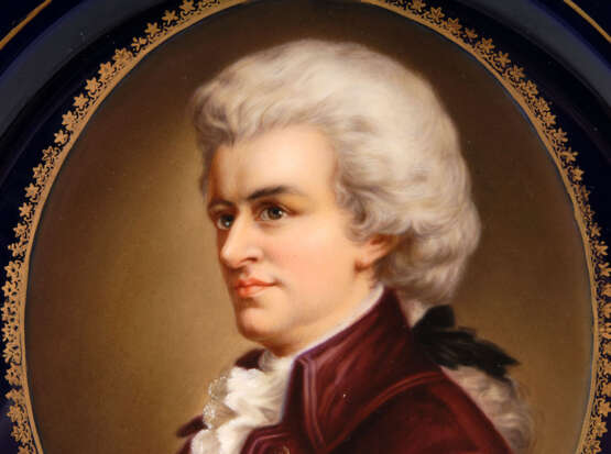 Porträtteller: Mozart. - фото 2