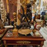 Ciwara Bambara headdress in carved wood and basketry Mali Early 20th century Лакированное дерево 20th century г. - фото 2