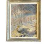Gudbrandsdal Landscape by Atle Urdal (1913&ndash;1988) Oil on Plate. Norway. oil on panel 20th century - photo 1