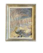 Product catalog. Gudbrandsdal Landscape by Atle Urdal (1913&ndash;1988), Oil on Plate. Norway. 