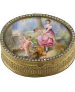 Gilded bronze. Box for jewelry