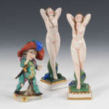 2 erotische Damenfiguren und 1 Zwerg. - фото 1