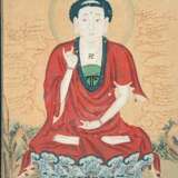 Drei Buddha- und Luohan-Portraits - фото 3
