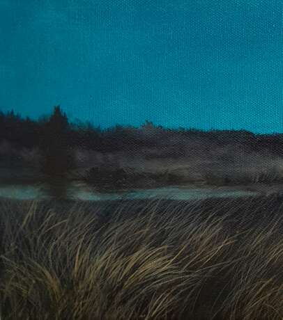 Maija Muizniece - Le soir se r&eacute;veille Canvas oil 21th century - Foto 3