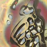 Flame Colored Copper Painting by Arthur UNGER. Signed. Copper 20th century - photo 8
