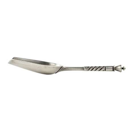 Russian silver spatula-spoon for sugar. Moscow. The turn of the 19th-20th centuries. Silver 84 Neo-Russian At the turn of 19th -20th century - photo 3