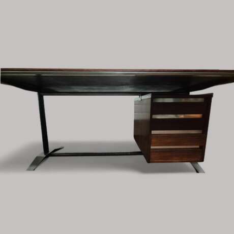 Modern Executive Desk by Alberto Rosselli and Gio Ponti for Arflex 20th Century Metall 20th century - Foto 10