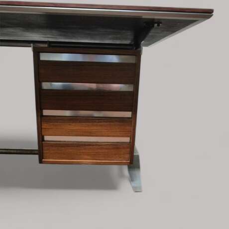 Modern Executive Desk by Alberto Rosselli and Gio Ponti for Arflex 20th Century Metall 20th century - Foto 11