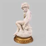 Carrara marble statue of Cupid 19th century after &Eacute;tienne Maurice Falconet Marble 19th century - photo 2