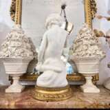 Carrara marble statue of Cupid 19th century after &Eacute;tienne Maurice Falconet Marble 19th century - photo 4