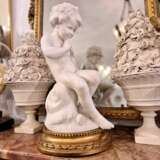 Carrara marble statue of Cupid 19th century after &Eacute;tienne Maurice Falconet Marble 19th century - photo 9