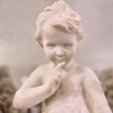 Carrara marble statue of Cupid 19th century after &Eacute;tienne Maurice Falconet Marble 19th century - photo 14