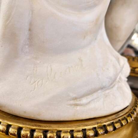 Carrara marble statue of Cupid 19th century after &Eacute;tienne Maurice Falconet Marble 19th century - photo 15