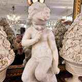 Carrara marble statue of Cupid 19th century after &Eacute;tienne Maurice Falconet Marble 19th century - photo 17