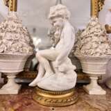 Carrara marble statue of Cupid 19th century after &Eacute;tienne Maurice Falconet Marble 19th century - photo 18