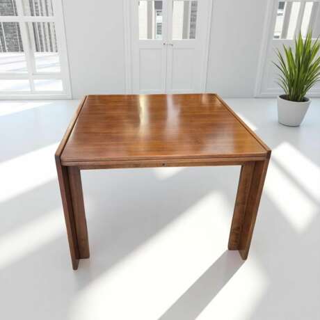 Afra &amp; Tobia Scarpa Folding Dining Table for Cassina Model 778 20th Century Bois naturel Design of 50-60’s 20th century - photo 13