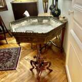 19th Century Large Hexagonal Bronze Jardiniere in the Style of Victor Paillard Bronce Louis-Philippe Carl X 19th century - photo 8