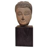 Shakyamuni Buddha head in sandstone Thailand Ayutthaya 17th century Steinzeug 17th century - Foto 1