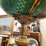 Painted Globe with a Rock Crystal and a Base in Gilt Bronze Бронза 21th century г. - фото 15