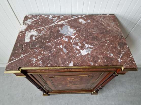 Restored antique cabinet Marmor 19th century - Foto 4