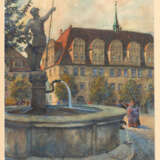 AMANN, Fritz: Rathaus Naumburg mit Wenz - фото 1